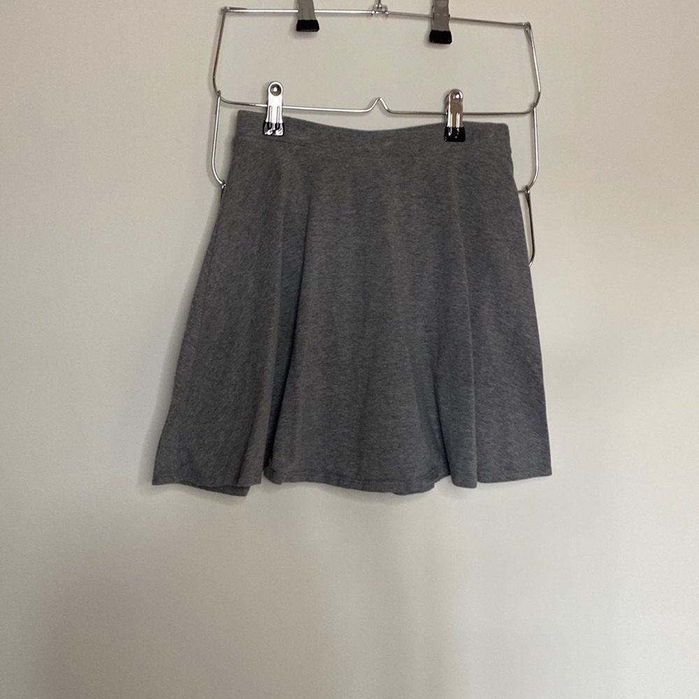 Grey Cotton Skirt